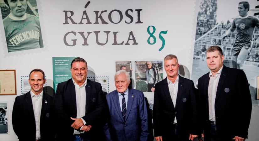 Kiállítás nyílt és könyv jelent meg a Fradi-legenda Rákosi Gyuláról