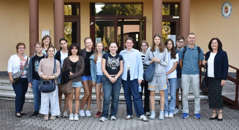 Schwetzingeni cserediákok Pápán