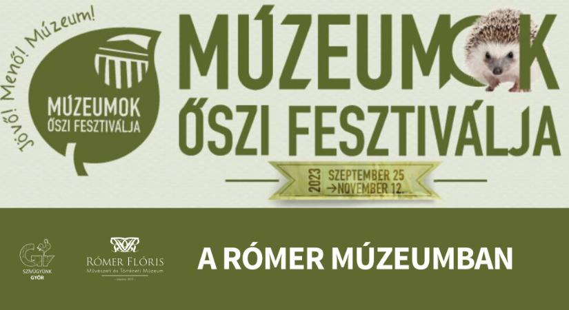 Múzeumok Őszi Fesztiválja a Rómer Múzeumban