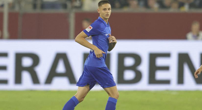 Dárdai Pál 17 éves fia pályafutása legjobb meccsét játszotta, a németek a kezdőbe követelik