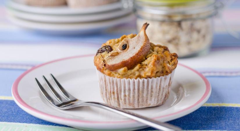Őszies ízvilágot kapott a muffin recept - körte került bele
