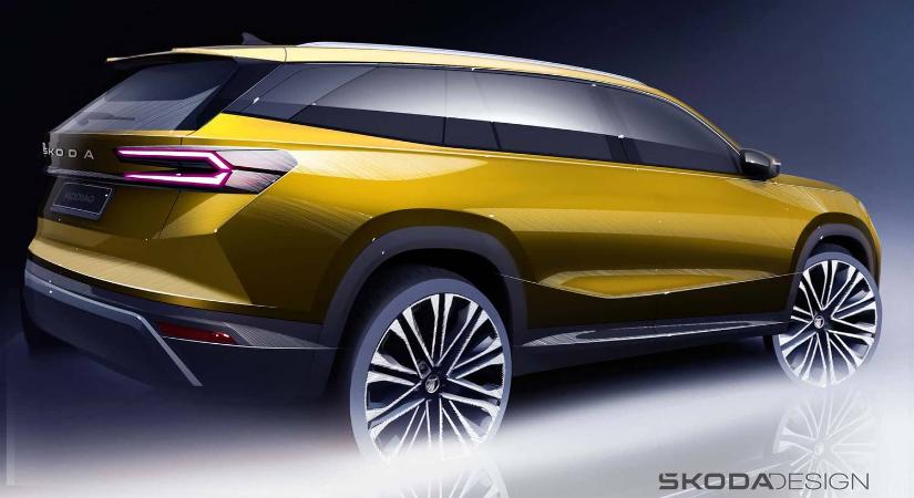 Új dizájnnal és 910 literes csomagtérrel érkezik a legnagyobb Skoda SUV