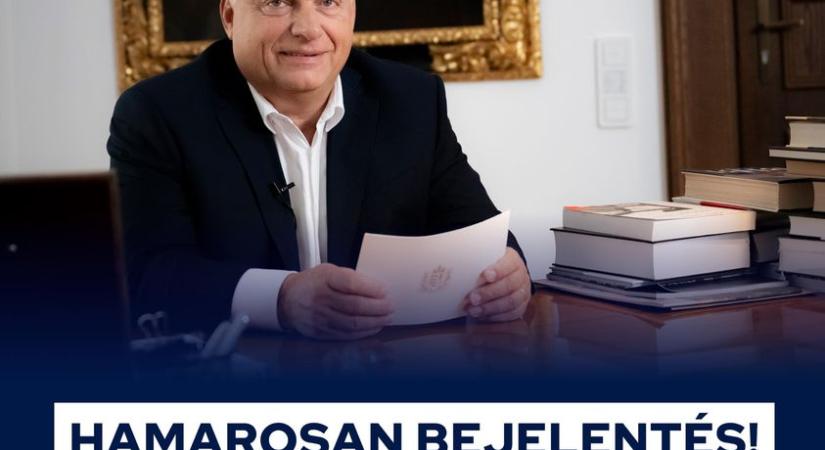 Orbán Viktor: Döntött a kormány, hamarosan bejelentés