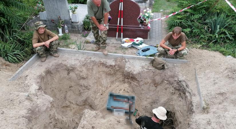 Tizenkilenc hősi halott katonát exhumáltak Gátéren