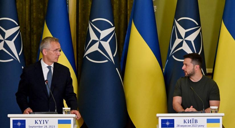 Váratlanul Kijevbe látogatott a NATO-főtitkár