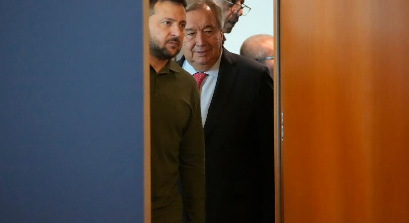 Az ukrán légvédelem megerősítéséről tárgyalt az ukrán elnök Kijevben a brit védelmi miniszterrel