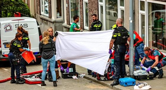 Halálos lövöldözés volt Rotterdamban - fotók