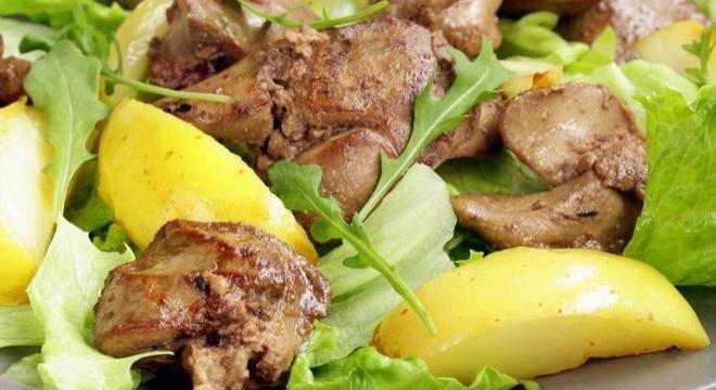 Almás sült csirkemáj – könnyű, kiadós és különleges