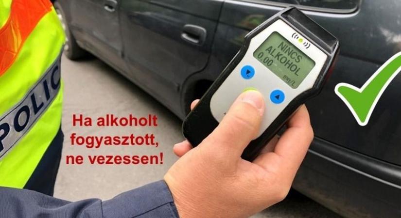 Három légalkoholmérés eredménye is pozitív lett