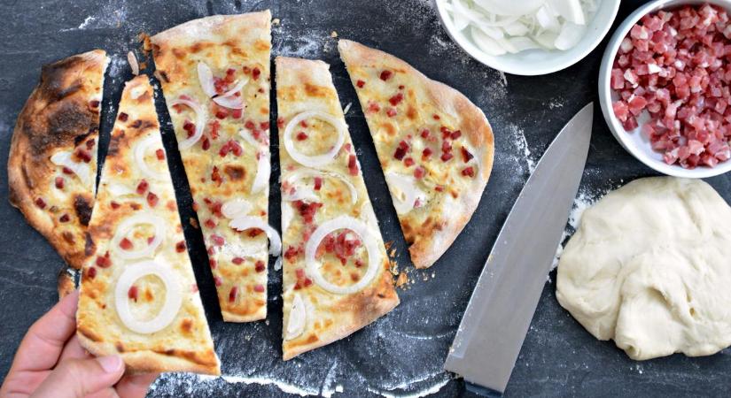 Elzászi lepény - ez a francia pizza?