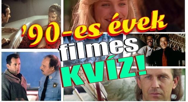 Filmes kvíz: Ikonikus filmek a 90-es évekből. Felismered őket a jelenetek alapján?