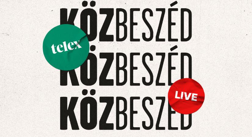 Indul élő beszélgetéssorozatunk, a Telex Közbeszéd