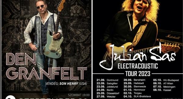 Ben Granfelt és Julian Sas nyitja az őszi blues-rock koncertsorozatot