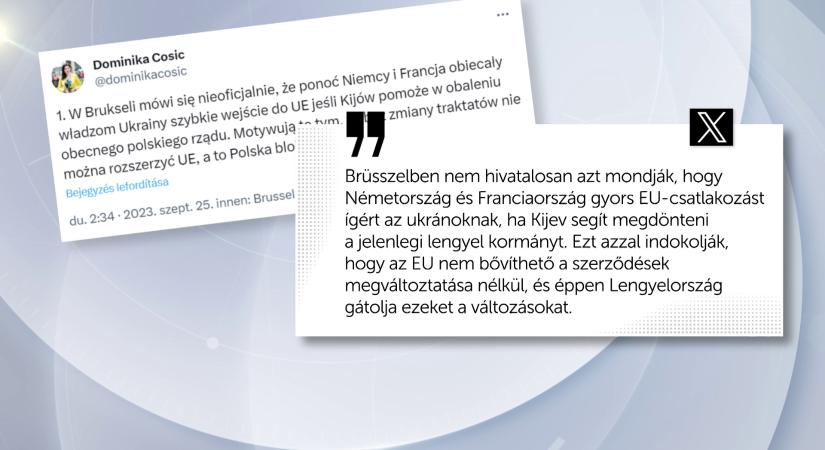 Németország és Franciaország a lengyel kormány megbuktatásához kérhette Kijev segítségét