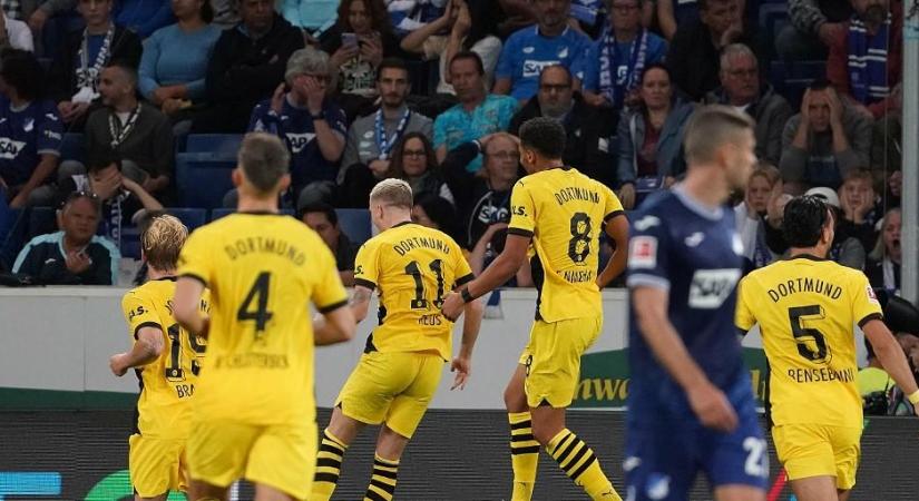 A Hoffenheim Szalai Attila nélkül simán kikapott a Dortmundtól