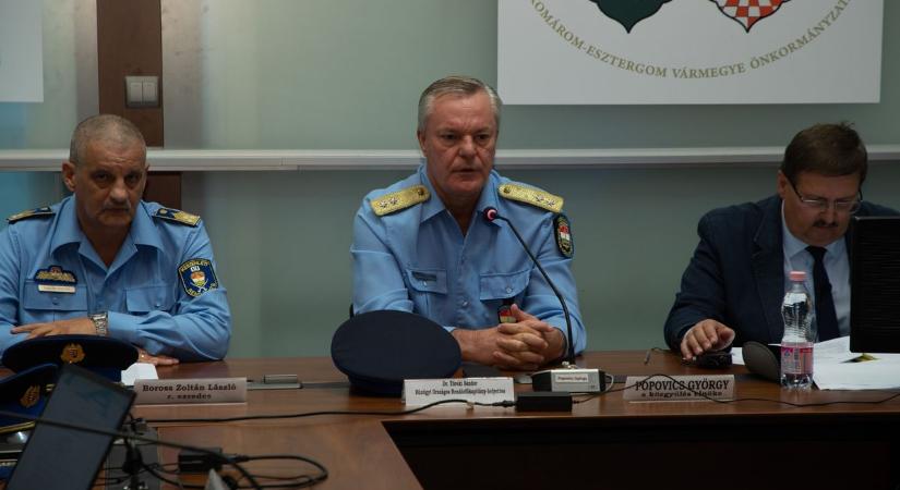Bemutatkozott az új Komárom-Esztergom vármegyei rendőrfőkapitány