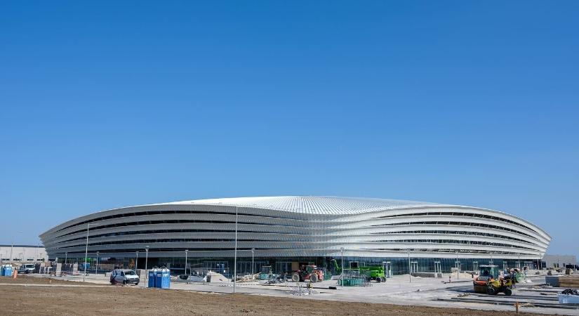 Így halad az Alba Aréna építkezése Székesfehérváron