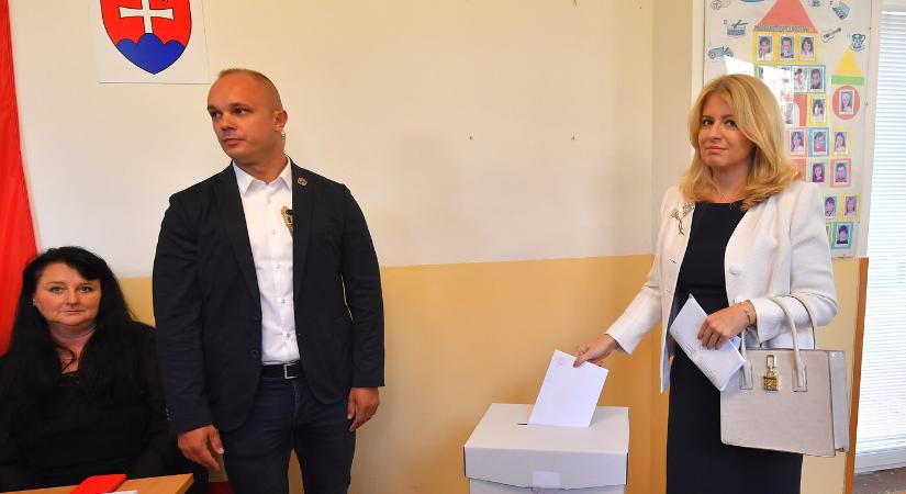 Biztonsági okokból csak egy órával később szavazhatott Čaputová