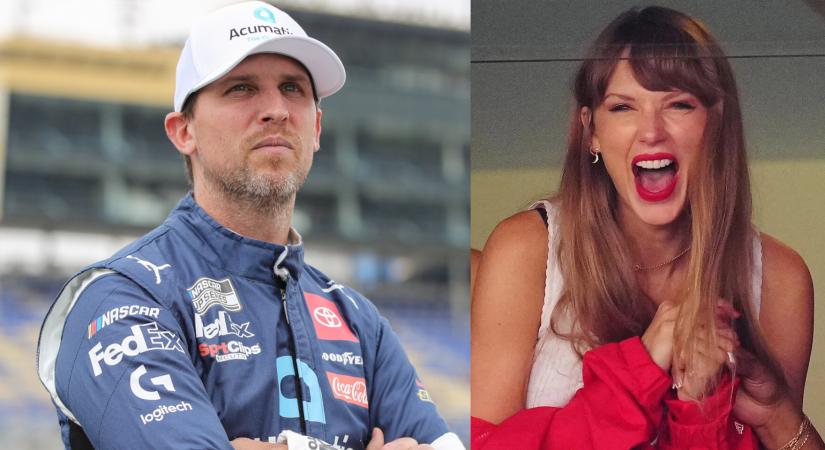 „Nagyon gyanús” – Denny Hamlin megszakértette a Taylor Swift – Travis Kelce románcot