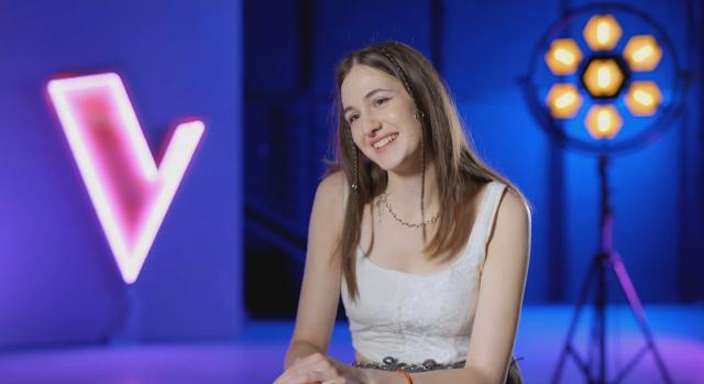 Nagy Gréta saját készítésű, egyedi ruhájában érkezett a The Voice-ba