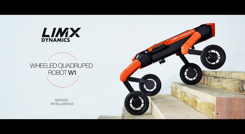 Kész a lépcsőmászó négykerekű robot