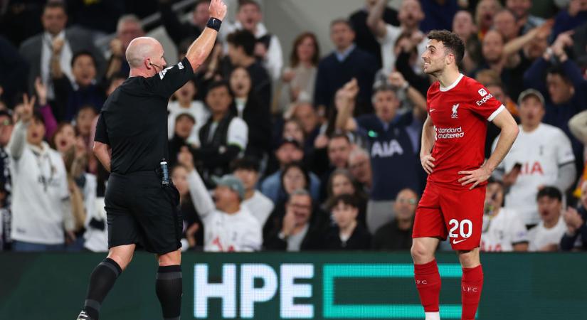 Liverpool: jogos volt Jota első sárga lapja a Tottenham ellen? – VIDEÓ