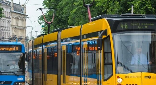 Rövidített útvonalon jár a 4-es és 6-os villamos a következő három hétvégén