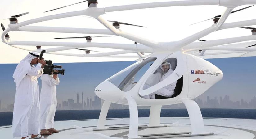 Dubai 2026-ra üzembe helyezné a repülő taxikat