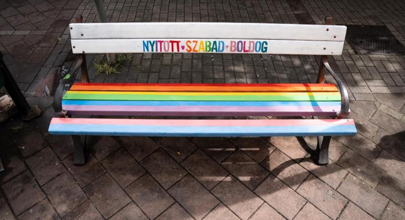 Visszatért a kismilliószor átfesett ferencvárosi pad, most éppen méregzöld