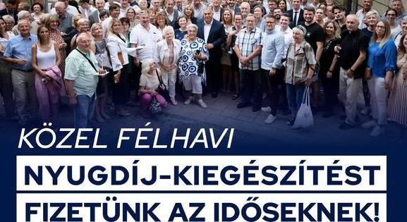 Orbán Viktor köszöntötte a nyugdíjasokat