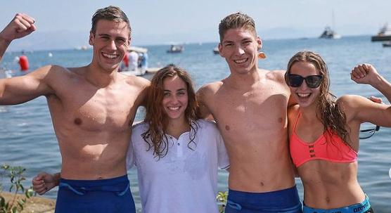 Úszás: Európa-bajnok a magyar U19-es nyíltvízi mixváltó