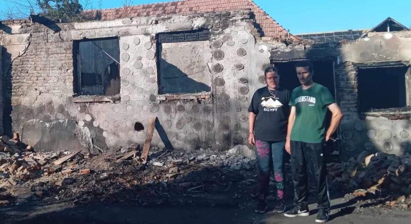 "Kiabáltam a feleségemnek, hogy tűz van" - éppen ebédelt a Fekete család, amikor felcsaptak a lángok