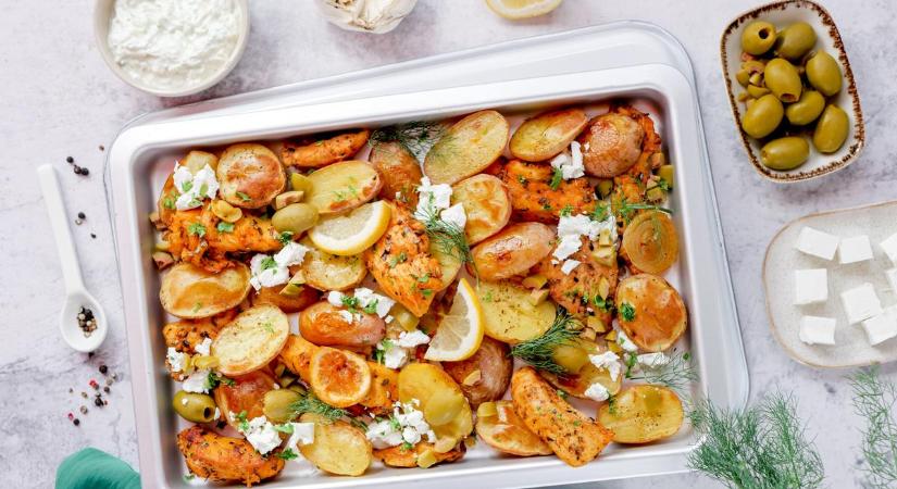 Annuskám: Mediterrán tepsis csirke recept