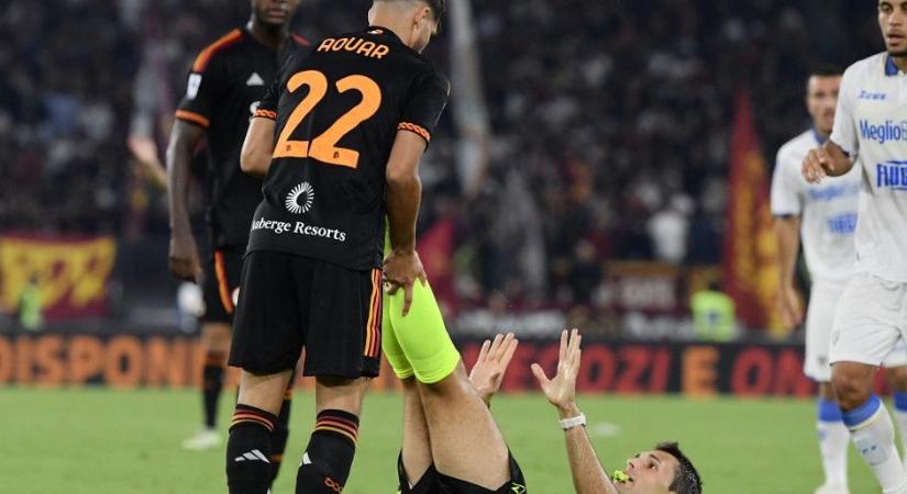 Elképesztő jelenet: Mourinho focistái segítettek a lesérülő bírónak - videó