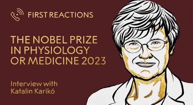 Karikó Katalin éppen aludt, amikor felhívták, hogy Nobel-díjat nyert