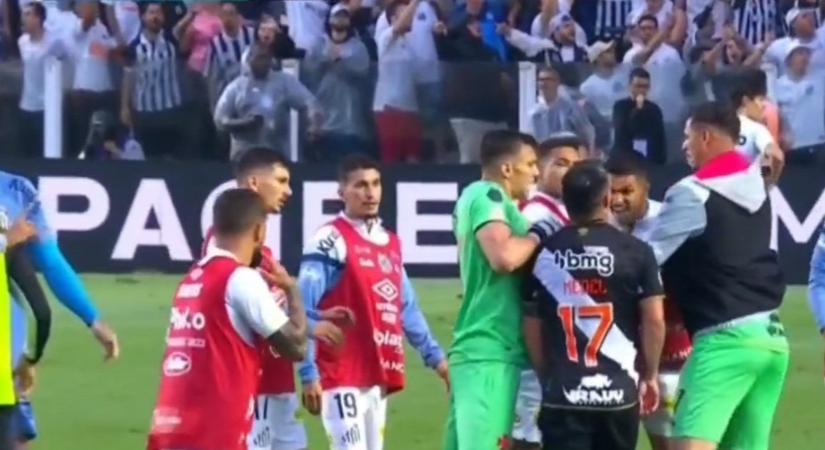 Tömegverekedés és rengeteg kiállítás: elszabadult a pokol a brazil focirangadón - videó