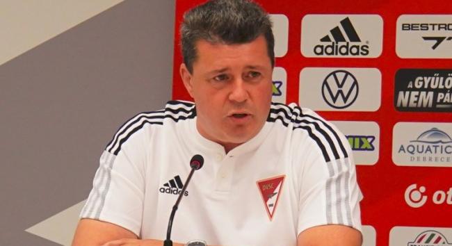Három vereség után a DVSC-főnök: „Semmilyen visszaesés nincs”