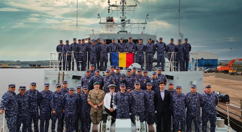 Brit hadihajóval bővült a román flotta