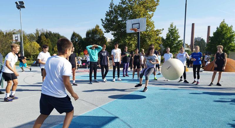 Diáksportfesztivál a kaposvári Városligetben
