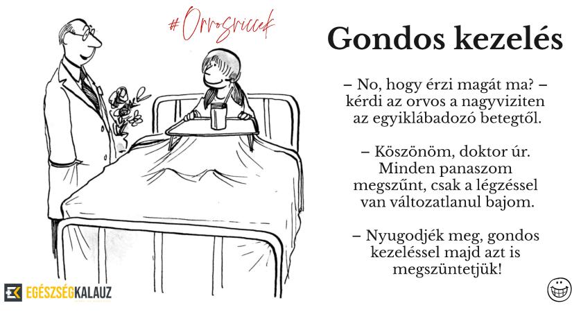 Orvos viccek, napi mosoly: gondos kezelés