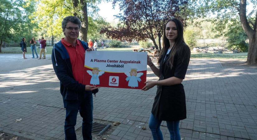 A Szolnoki Waldorf Iskoláért Egyesületet támogatta a helyi Plazma Center
