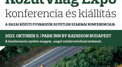 A KözútVilág Expo konferencia és kiállítás, 2023. október 5.