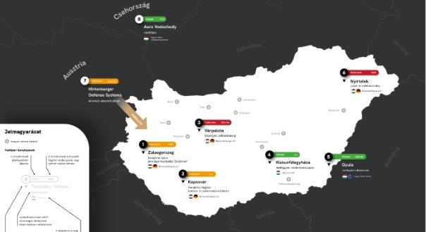 Térképre tettük: íme Magyarország hadiipari beruházásai