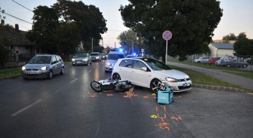 Motorost ütöttek el Szekszárdon
