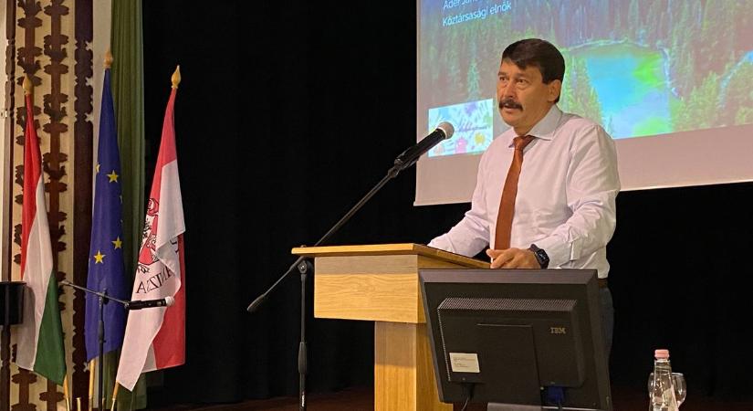 Áder János Nagykanizsán