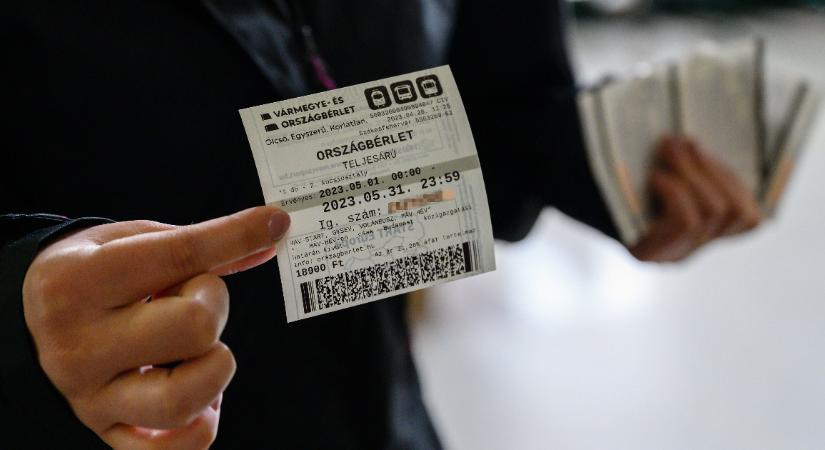 Április vége óta 2,2 millióan vettek ország- és vármegyebérletet