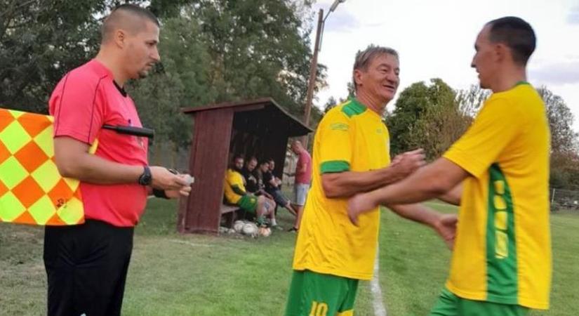 70 évesen lépett pályára bajnoki mérkőzésen a magyar focista
