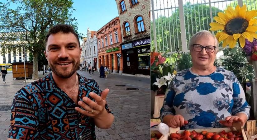 Összebarátkozott a pécsiekkel Willie, az amerikai vlogger (videók)