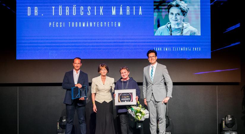 Dr. Törőcsik Mária a Magyar Marketing Szövetség életműdíjasa