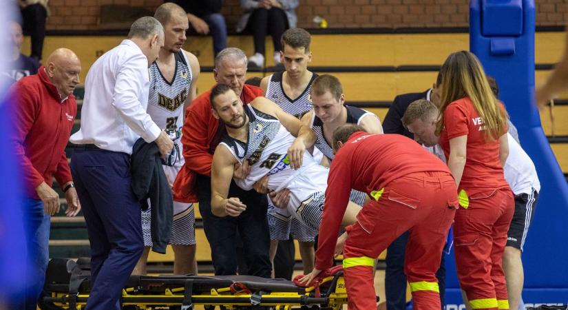 Lányai születésnapján szenvedett ijesztő sérülést a DEAC kosarasa